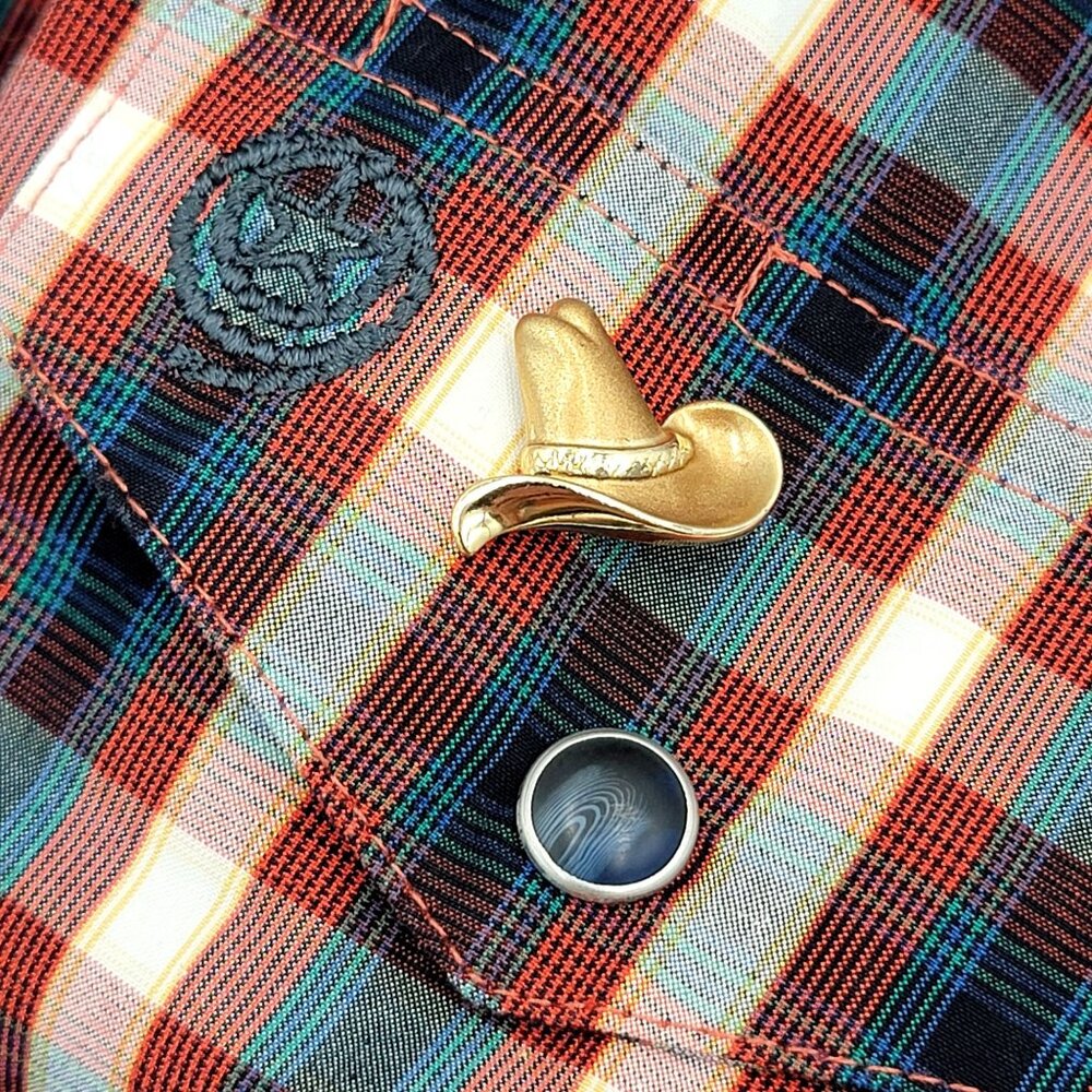Plaid Halter Apron Cowgirl Western Country Girl  Top With Fringe Hem & Tie Back - Picture 5 of 15